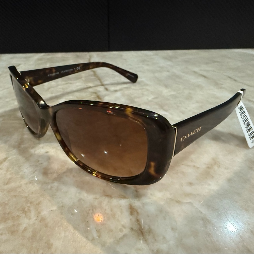 Coach HC8168 512013 Women's Rectangular Sunglasses - Dark
Tortoise - Picture 2 of 7